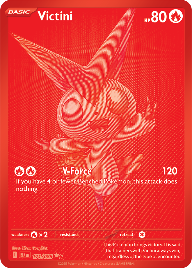 Victini 171/086 (Black White Rare)