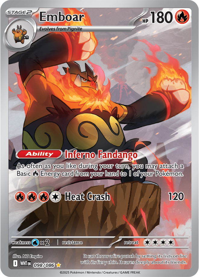 Emboar 098/086 (Illustration Rare)