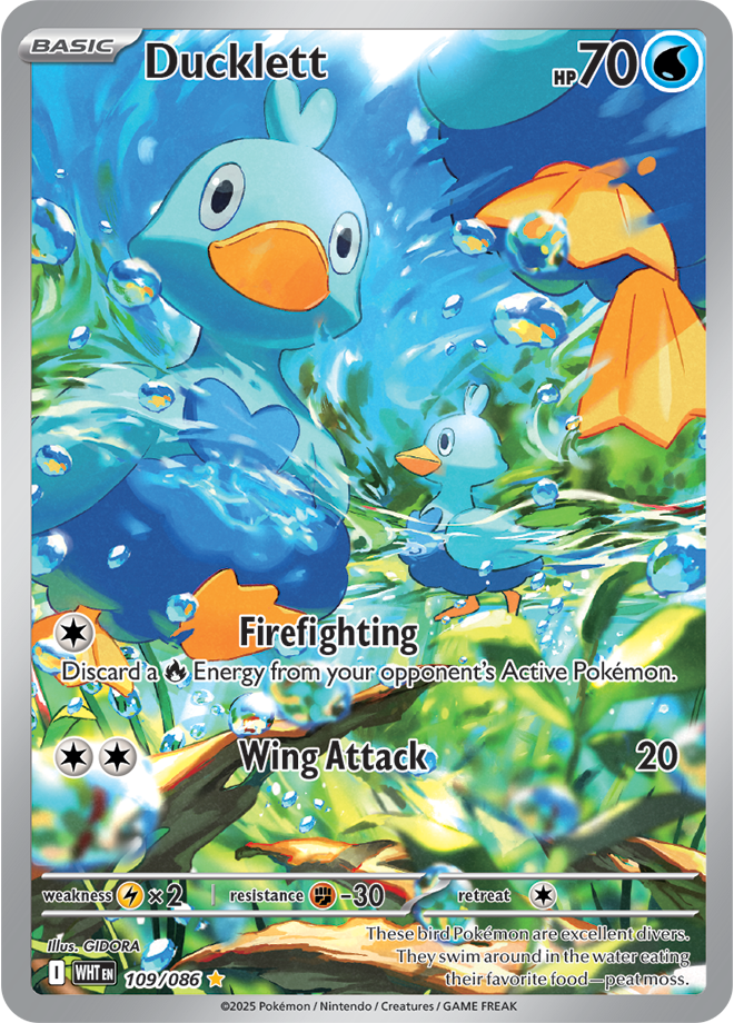 Ducklett 109/086 (Illustration Rare)