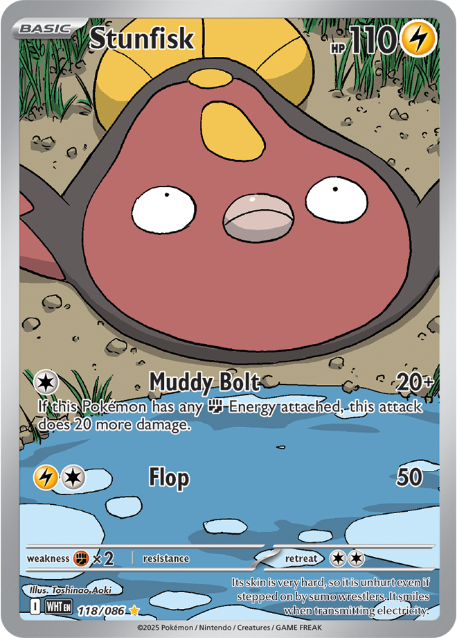 Stunfisk 118/086 (Illustration Rare)