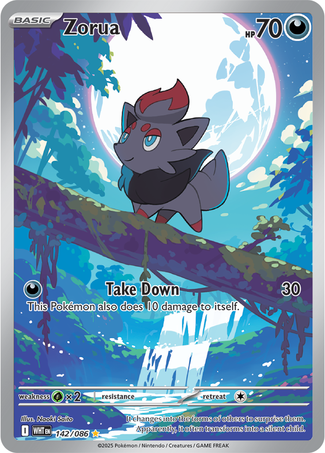 Zorua 142/086 (Illustration Rare)