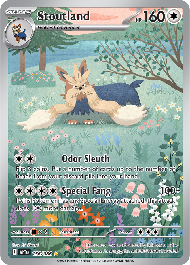 Stoutland 156/086 (Illustration Rare)