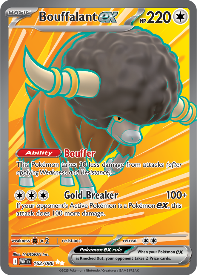 Bouffalant ex 162/086 (Ultra Rare)