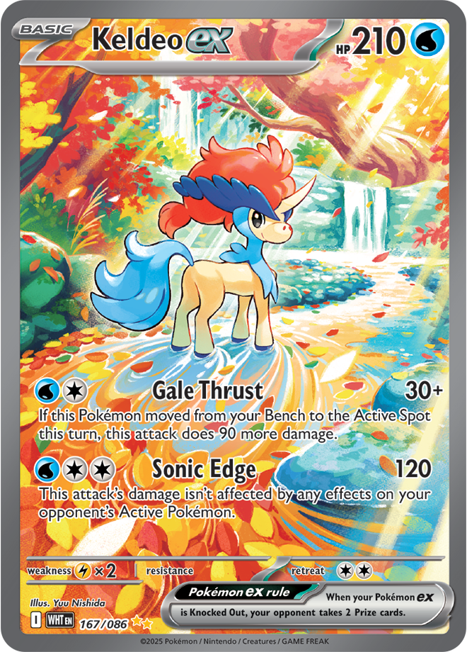 Keldeo ex 167/086 (Special Illustration Rare)