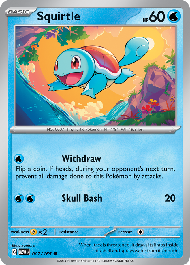 Squirtle 007/165