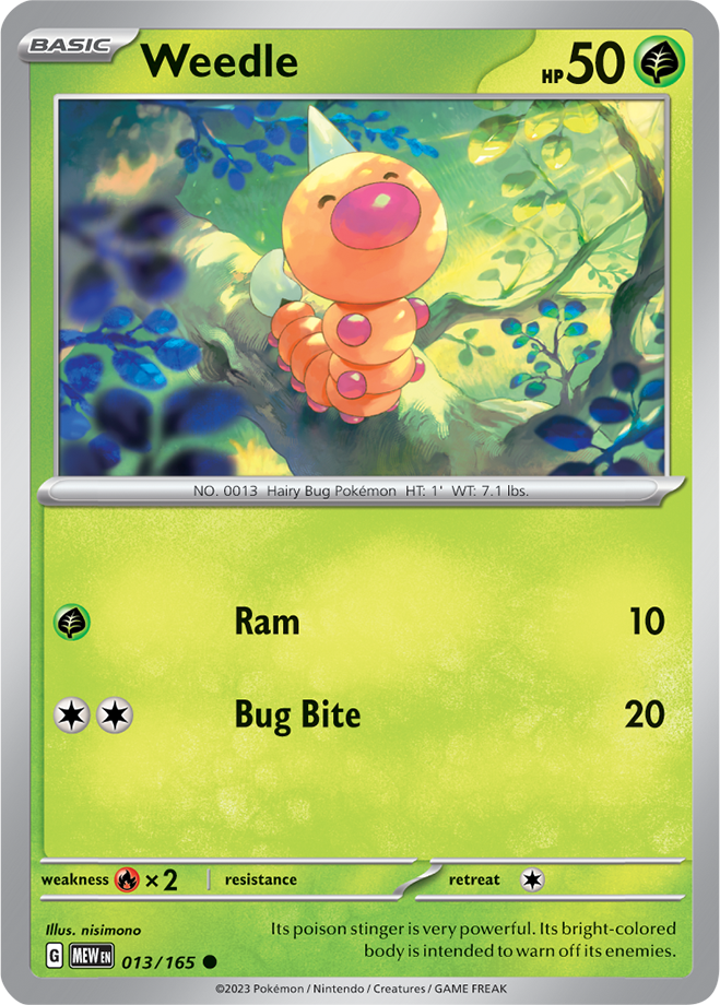 Weedle 013/165