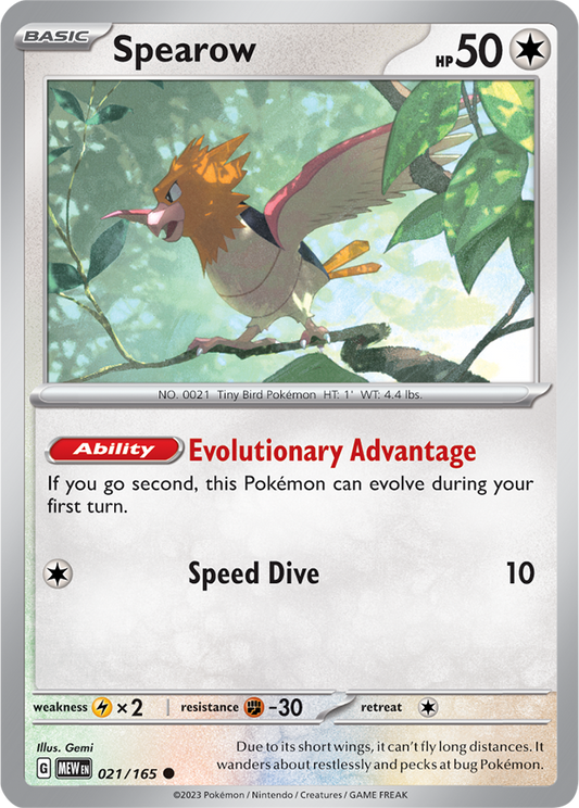 Spearow 021/165