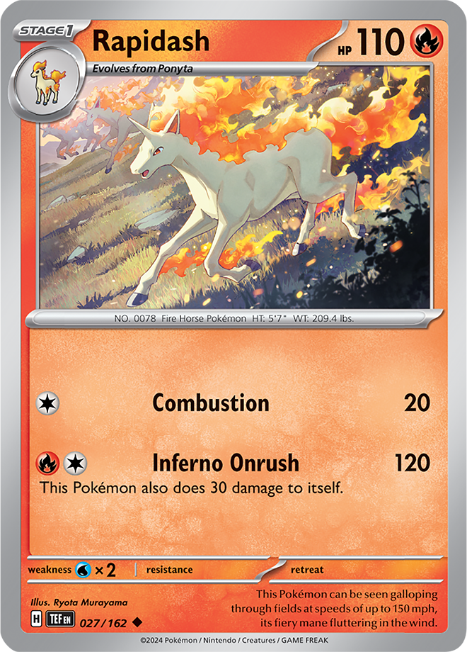 Rapidash 027/162