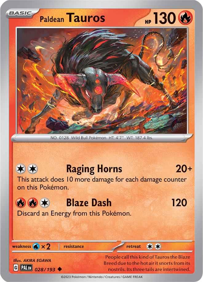 Paldean Tauros 028/193