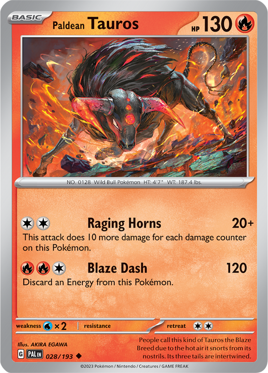 Paldean Tauros 028/193