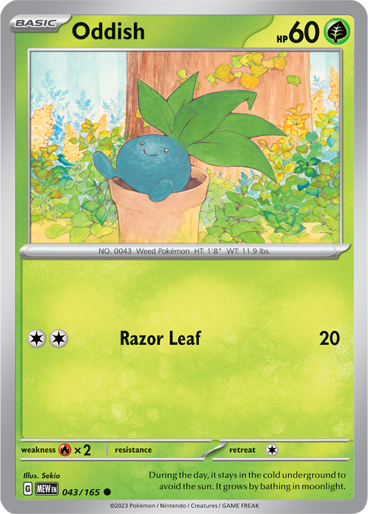 Oddish 043/165