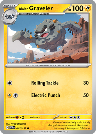 Alolan Graveler 045/159