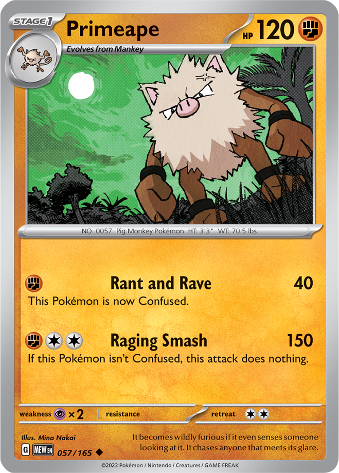 Primeape 057/165