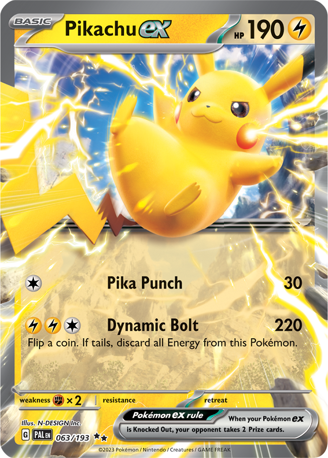Pikachu ex 063/193