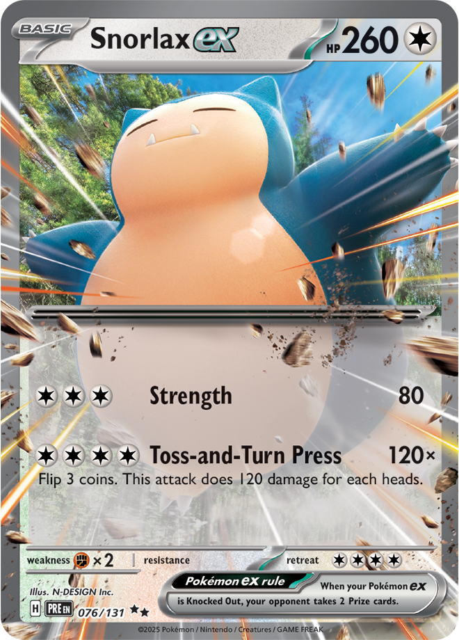 Snorlax ex 076/131