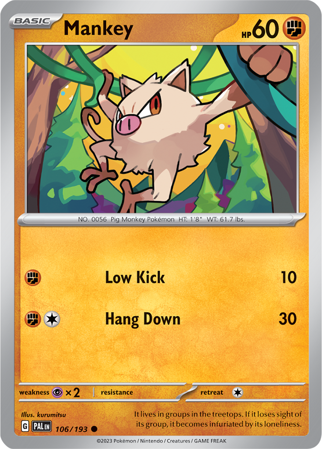 Mankey 106/193