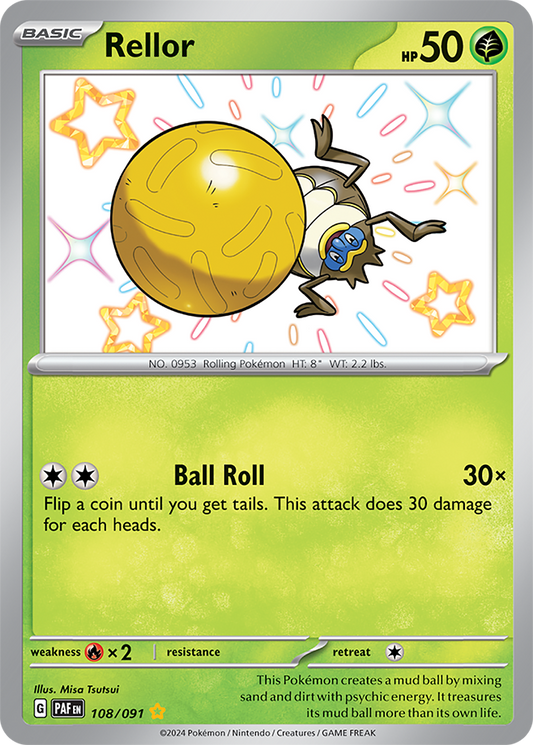 Rellor 108/091 (Shiny Rare)