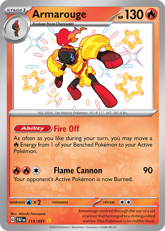 Armarouge 115/091 (Shiny Rare)