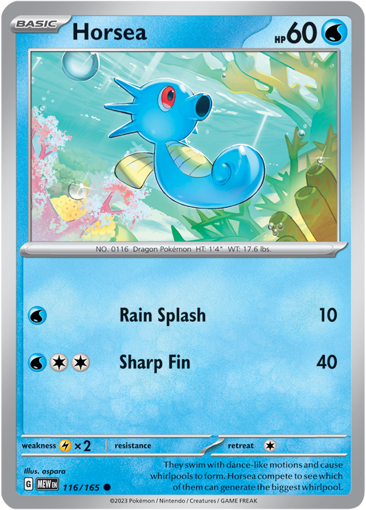 Horsea 116/165