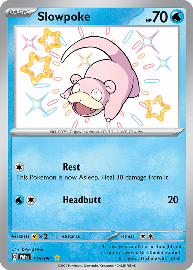 Slowpoke 116/091 (Shiny Rare)