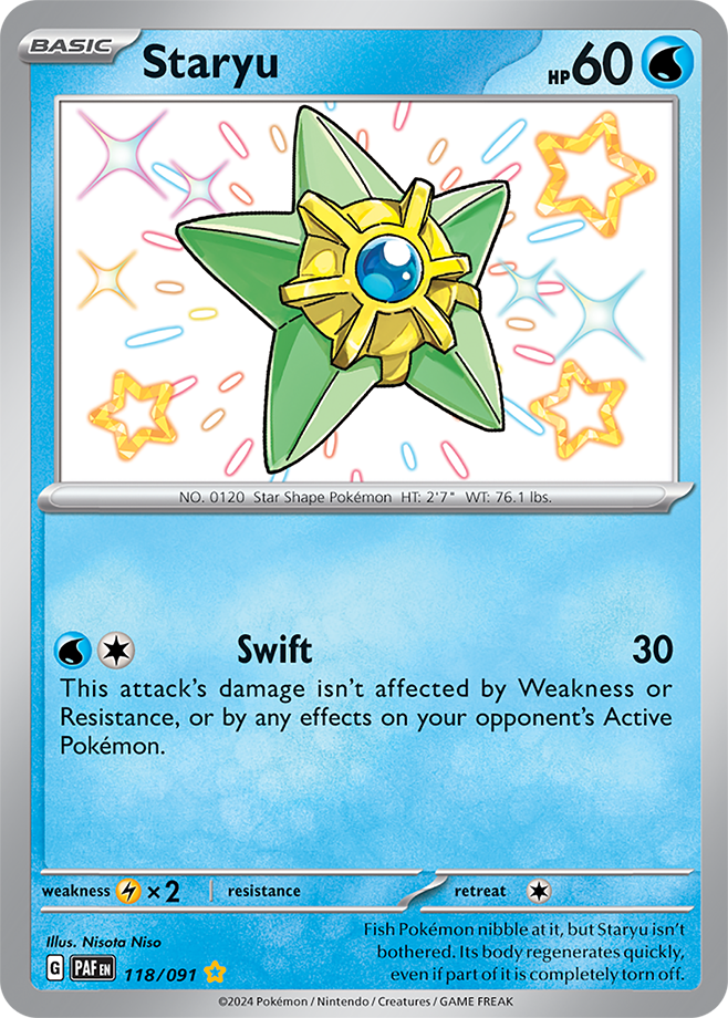 Staryu 118/091 (Shiny Rare)