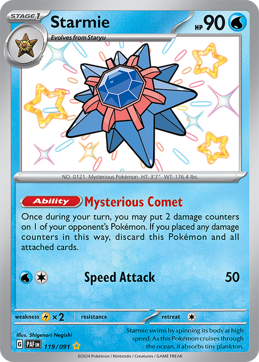 Starmie 119/091 (Shiny Rare)