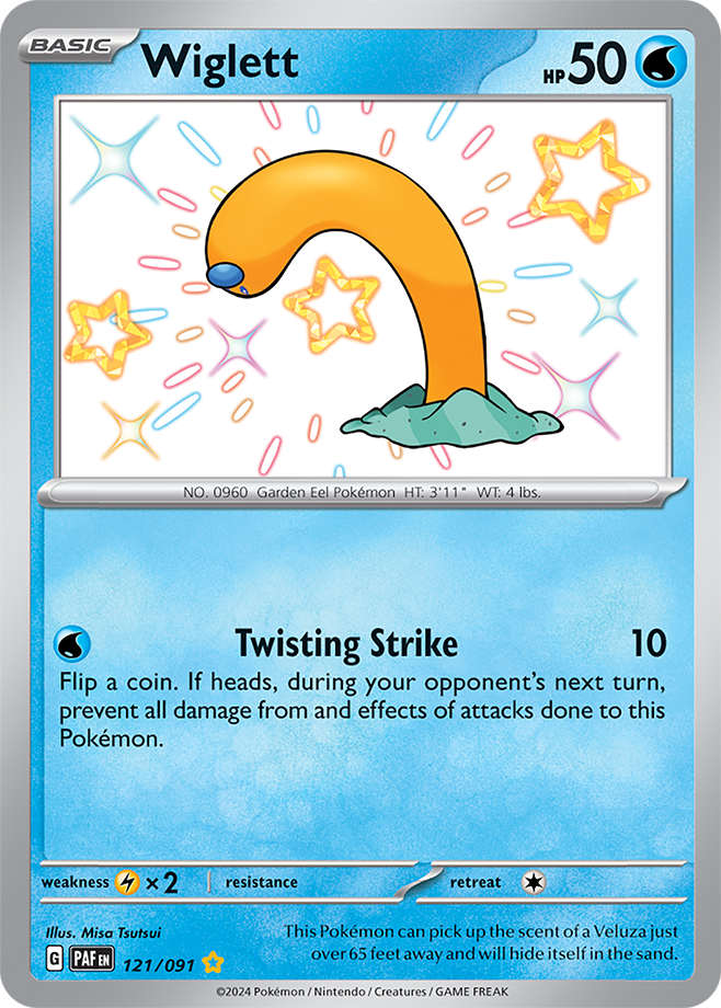 Wiglett 121/091 (Shiny Rare)