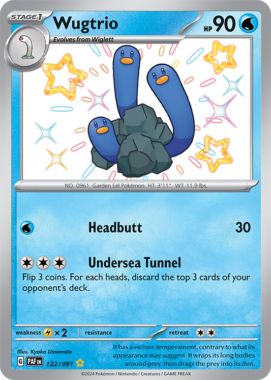 Wugtrio 122/091 (Shiny Rare)