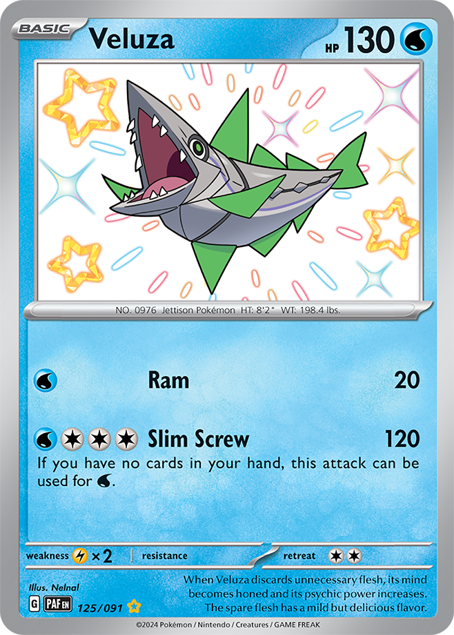 Veluza 125/091 (Shiny Rare)