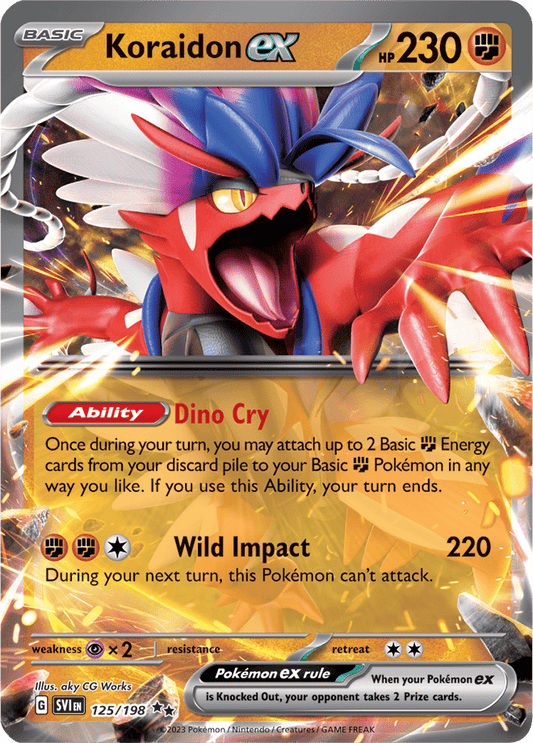 Koraidon ex 125/198