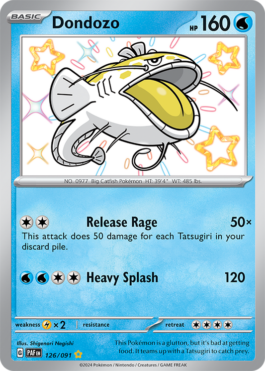 Dondozo 126/091 (Shiny Rare)