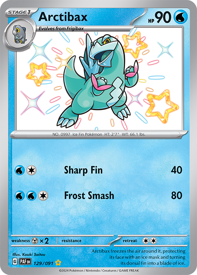 Arctibax 129/091 (Shiny Rare)