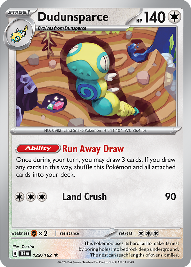 Dudunsparce 129/162