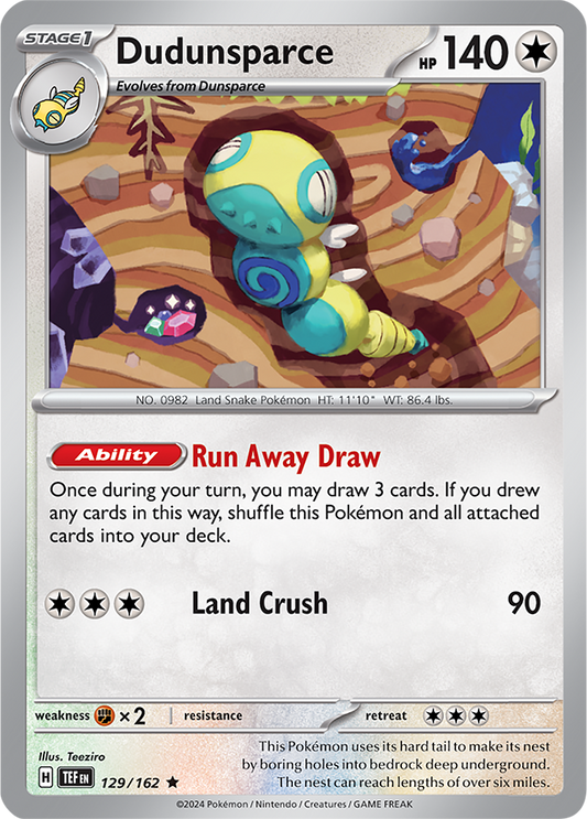 Dudunsparce 129/162