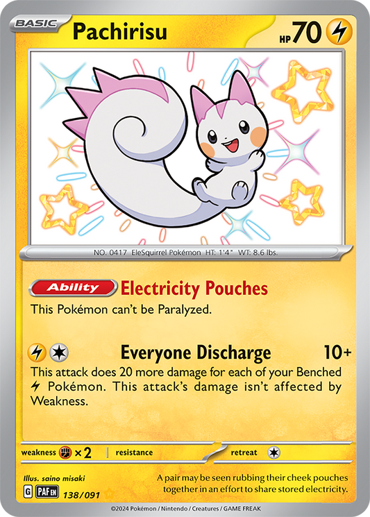 Pachirisu 138/091 (Shiny Rare)