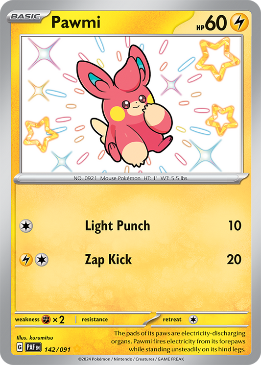 Pawmi 142/091 (Shiny Rare)