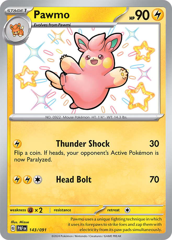 Pawmo 143/091 (Shiny Rare)