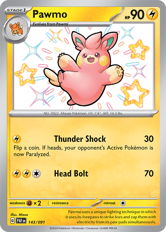 Pawmo 143/091 (Shiny Rare)