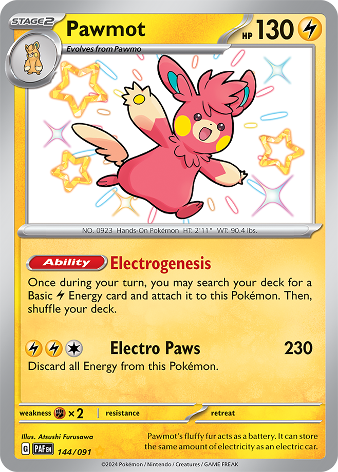 Pawmot 144/091 (Shiny Rare)