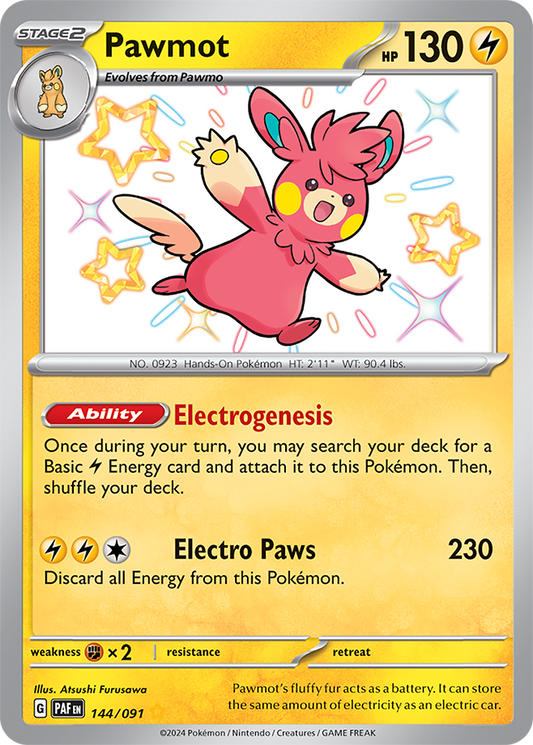 Pawmot 144/091 (Shiny Rare)