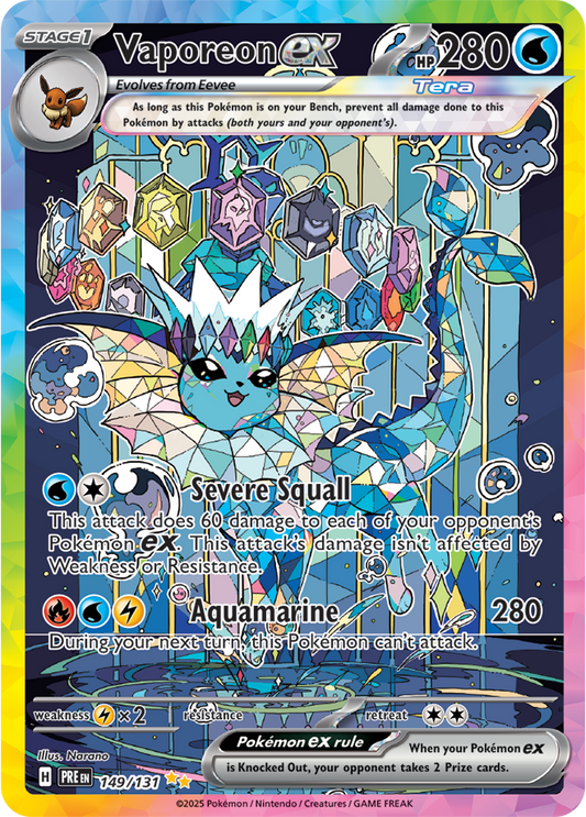 Vaporeon ex 149/131 (Special Illustration Rare)