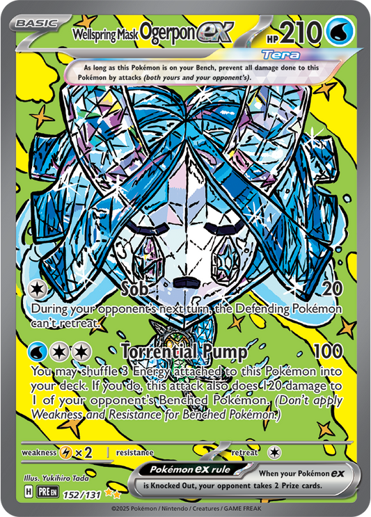 Wellspring Mask Ogerpon ex 152/131 (Special Illustration Rare)