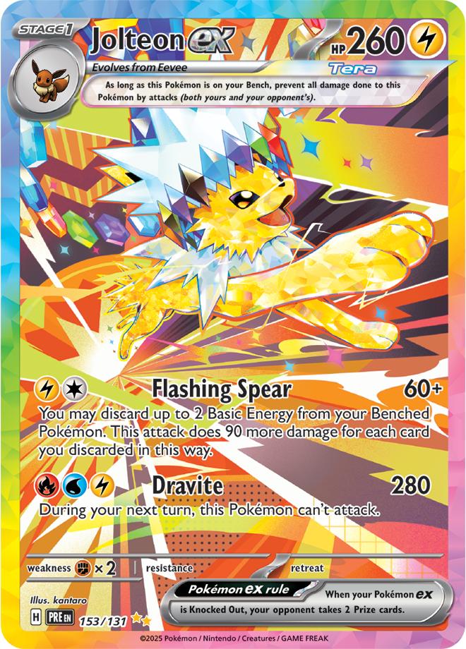 Jolteon ex 153/131 (Special Illustration Rare)