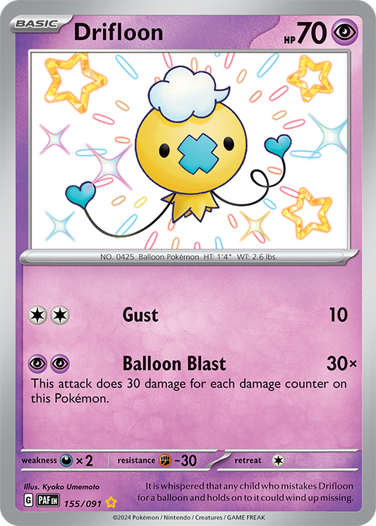 Drifloon 155/091 (Shiny Rare)