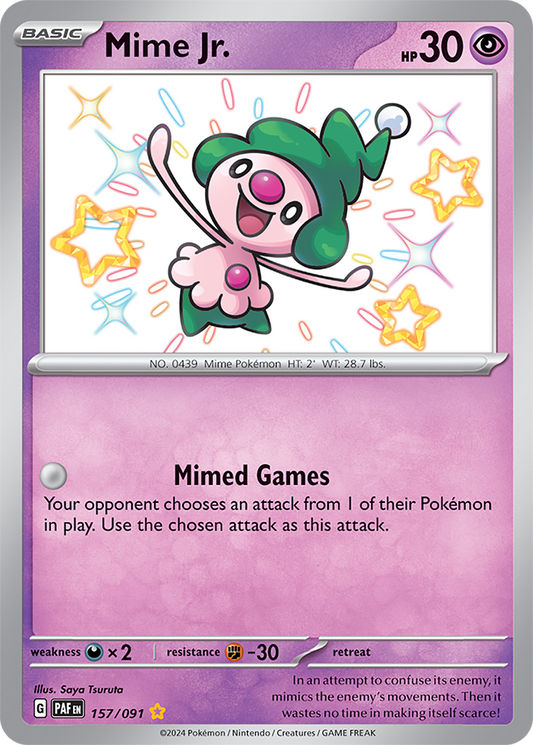 Mime Jr. 157/091 (Shiny Rare)