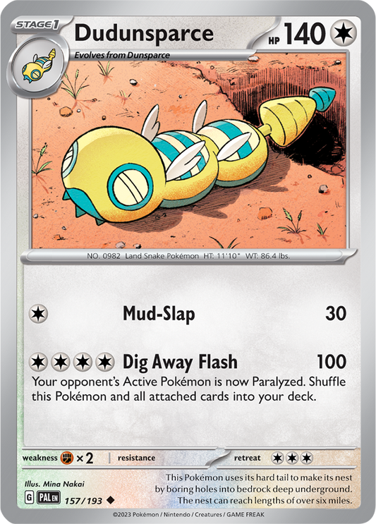 Dudunsparce 157/193
