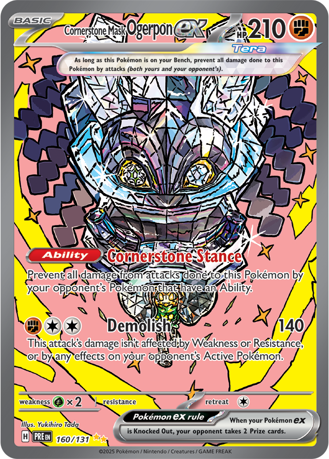 Cornerstone Mask Ogerpon ex 160/131 (Special Illustration Rare)