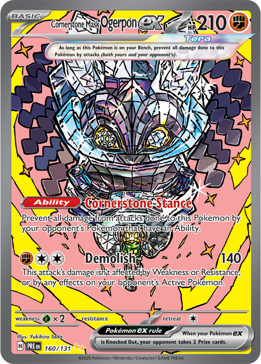 Cornerstone Mask Ogerpon ex 160/131 (Special Illustration Rare)