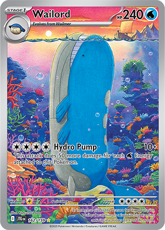 Wailord 162/159 Illustration Rare