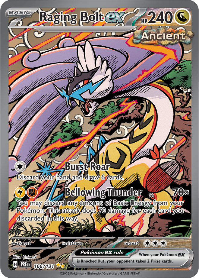 Raging Bolt ex 166/131 (Special Illustration Rare)